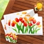 Sets de table + sous-verres tulipes