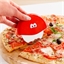 Roulette à pizza rouge