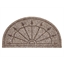 Tapis demi-lune gris ou beige
