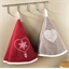 Lot de 2 essuie-mains romantiques