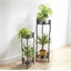 Support plante noir