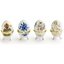 Lot de 4 oeufs porcelaine