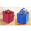 Transporttasche Flaschen, weinrot oder Transporttasche Flaschen, blau oder 2er-set