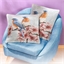 Set of 2 bluebird cushion covers