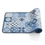 Tapis carreaux ciment bleu ou beige