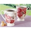 2 mugs motif roses