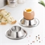 Set of 2 stainless steel egg cups
