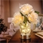 Décoration florale lumineuse