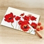 Plaque à découper coquelicots