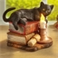 Chat à la bougie